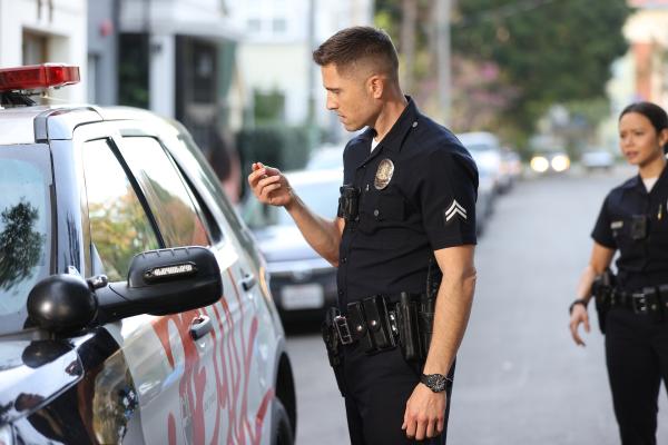 Bild 1 von 3: Ein Graffiti auf dem Streifenwagen weckt böse Erinnerungen. Der berüchtigte Sprayer \