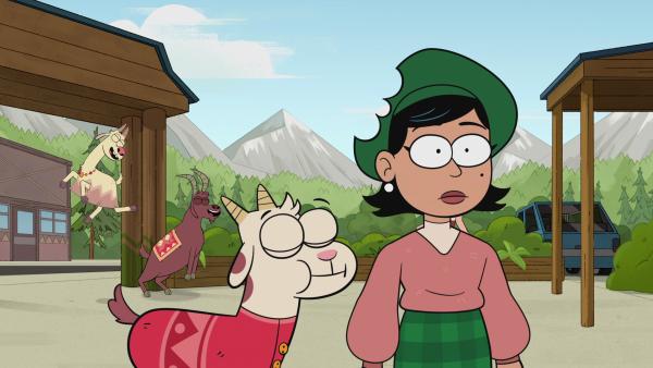 Bild 1 von 3: Gigis Bruder Bo verhält sich beim Familien-Wochenende auf der Gutgenug Academy ganz natürlich.