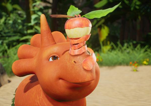 Bild 1 von 1: Den Juckreiz von einem Apfelfliegus-Stich kann nur ein Apfelfliegus lindern.