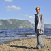 Die Frau am Strand