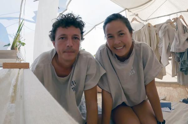 Bild 1 von 4: Corentin de Chatelperron und Caroline Pultz