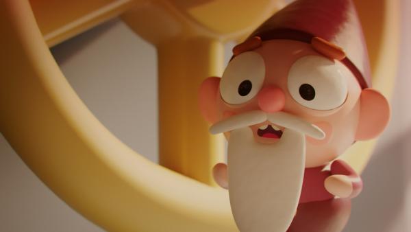 Bild 1 von 1: Weil sie am falschen Rad der Zeit gedreht haben, altert auch Bob rasend schnell.