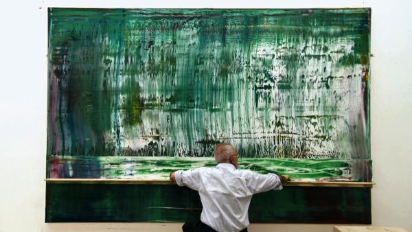 Bild 1 von 5: Gerhard Richter: Arbeit am grünen Bild