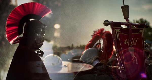 Bild 1 von 2: Die Schlacht von Alesia ist der letzte große Kampf des Gallischen Krieges: Caesar und seine römische Armee kämpfen gegen die Gallier.