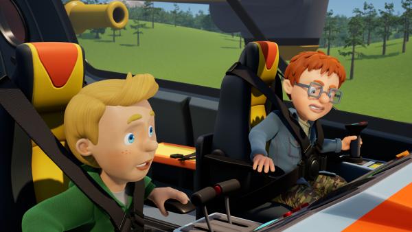 Bild 1 von 3: Reicht Normans Erfahrung als Pilot in Videospielen aus, um FireSwift sicher zu landen?