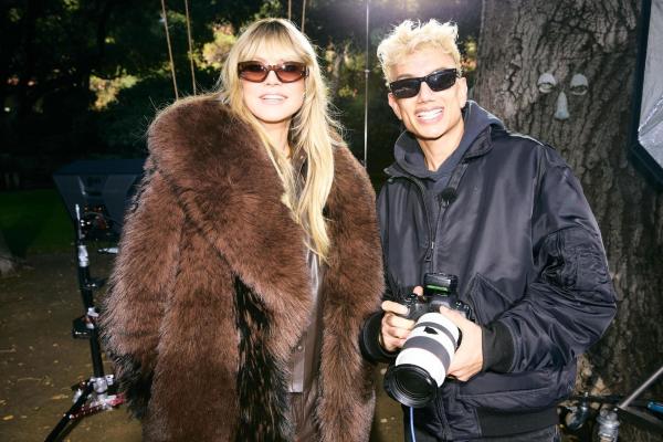 Bild 1 von 4: Heidi Klum (l.); Vijat Mohindra (r.)