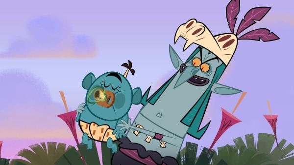 Bild 1 von 3: Vipkrad hat das Baby entführt.