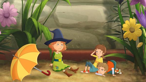 Bild 1 von 4: Wenn aus dem Hexenbesen plötzlich ein Regenschirm wird, könnte das am Hexenschnupfen liegen.