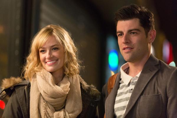 Bild 1 von 4: Brooklyn (Beth Behrs, l.); John (Max Greenfield, r.)