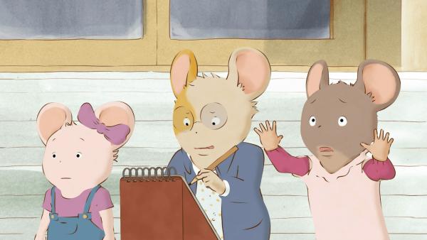 Bild 1 von 2: Celestine (re.) und ihre Freundinnen machen eine Liste mit allen herrlichen Gerüchen, die der Wind von Scharabska laut Ernest mit sich bringt.