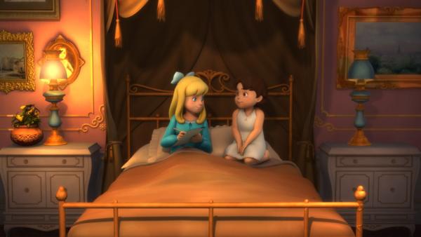 Bild 1 von 5: Heidi und Clara geben sich ein großes Versprechen.