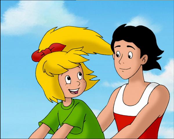 Bild 1 von 11: Bibi und Pedro drehen ein paar Runden auf Kartoffelbrei, Bibis Besen.