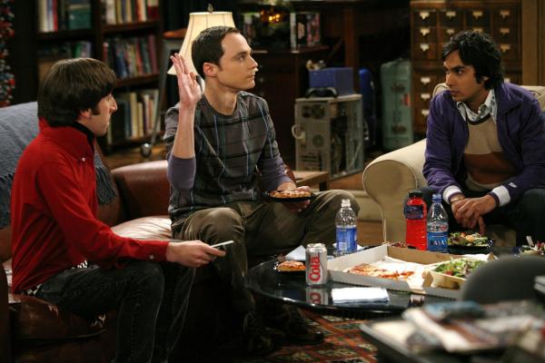 Bild 1 von 19: (v.l.n.r.) Howard Wolowitz (Simon Helberg); Sheldon Cooper (Jim Parsons); Rajesh Koothrappali (Kunal Nayyar)