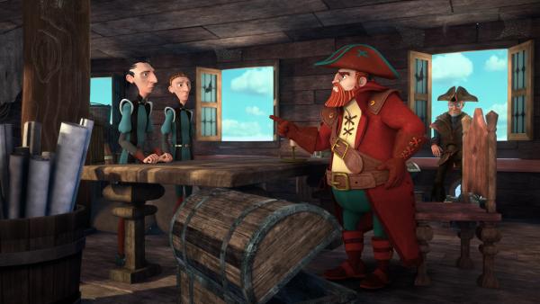 Bild 1 von 1: Die Piraten und die Kaufleute verbünden sich.