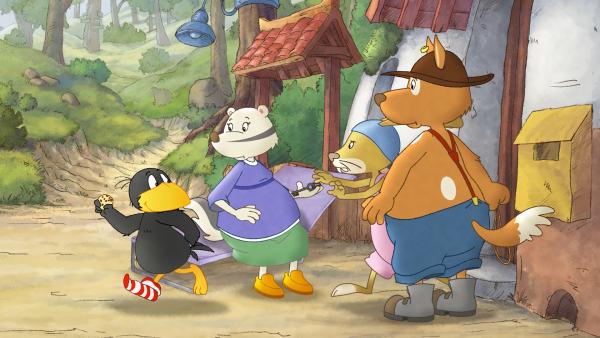 Bild 1 von 5: Socke ist mit dem Keks auf und davon.