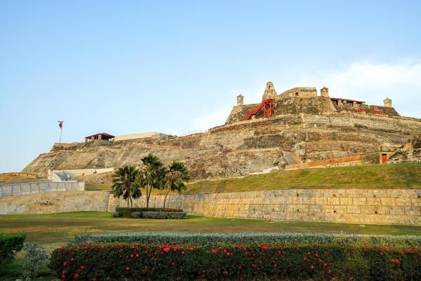 Bild 1 von 16: Im Bild: Die Festung Castillo San Felipe in Cartagena bewacht die Stadt Cartagena seit 1536.