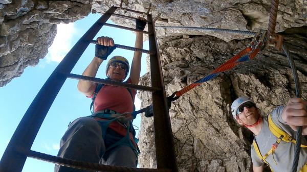 Bild 1 von 24: Im Bild: Priel Klettersteig, Marlies Czerny, Andi Lattner.
