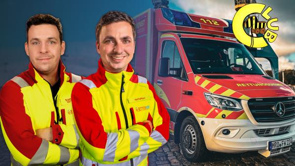 Bild 1 von 3: Bei einem Notfall werden sie gerufen! Die Sanitäter Christian Manshen und Mike Rauch geben Einblicke in ihren Job im Rettungsdienst.