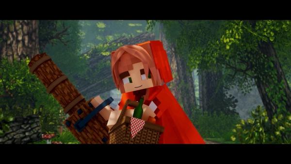 Bild 1 von 1: Rotkäppchen will schwer bewaffnet das Geheimnis des Wolfs entdecken und so ihre Großmutter und sich selbst retten.