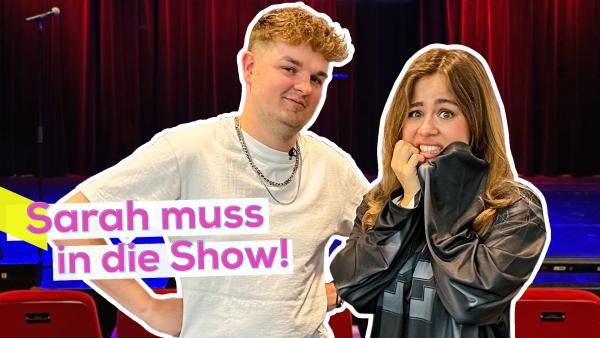 Bild 1 von 1: Sarah trifft Tobii aiuf seiner Tour und wird Teil der Show.