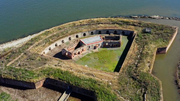 Bild 1 von 3: Fort Pike in der Nähe von New Orleans hat eine bewegte Geschichte.