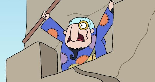 Bild 1 von 3: In der verrätselten Ruine treffen die Helden auf den Rätselmeister und auf verschiedene Rätsel und Fallen.© ZDF/Tiger Aspect Kids & Family Limited, Movimenti Production, Zodiak Kids & Family France and Monello Productions 2025 - Honorarfreie Verwendung gemäß AGB im redaktionellen Zusammenhang mit genannter Sendung bei Nennung \