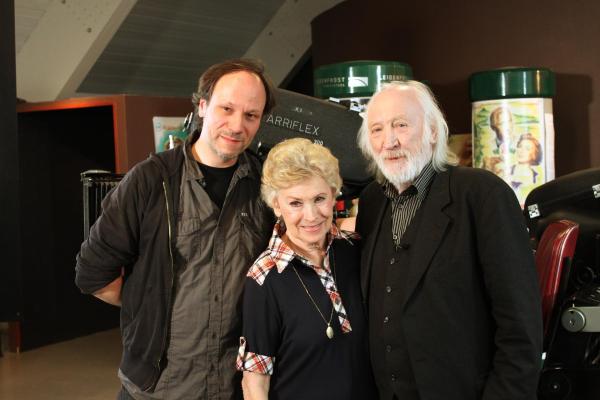 Bild 1 von 5: Im Bild: Regisseur Wolfgang Liemberger, Waltraud Haas, Karl Merkatz.