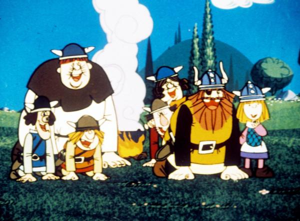 Bild 1 von 5: Im Bild: In allerletzter Minute konnten die Wikinger Baltac retten - der König von Toar wollte Baltac wie eine Weihnachtsgans braten.