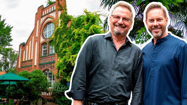 Bild 1 von 1: David und der Mannheimer Künstler Dietmar leben in einer alten Kläranlage.