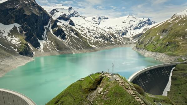 Bild 1 von 8: Staumauer Mooserboden Kaprun.