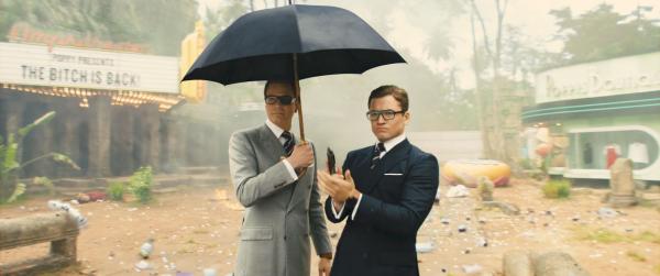 Bild 1 von 15: Harry Hart (Colin Firth, l.); Eggsy (Taron Egerton, r.)