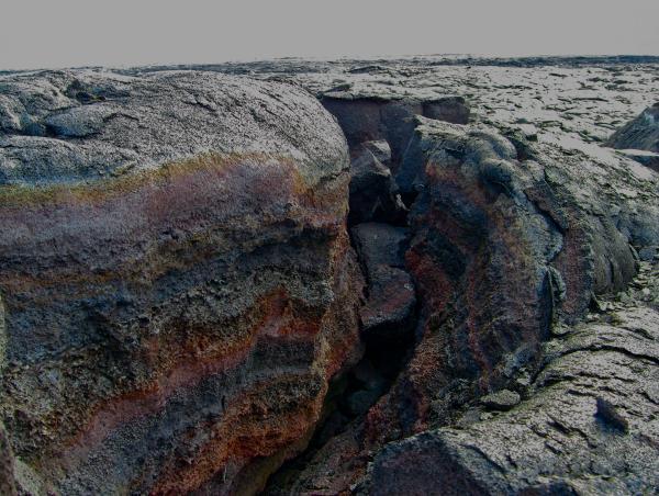 Bild 1 von 6: So könnte die frühe Erde ausgesehen haben: eine leblose Wüste aus Lava-Felsen.