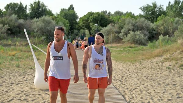 Bild 1 von 4: Die Bodenseeboys Sascha und Dennis wollen abspecken!