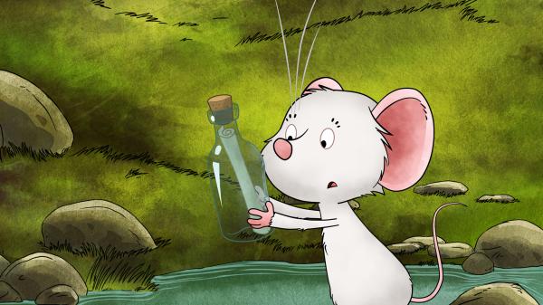 Bild 1 von 6: Tilda findet eine Flaschenpost.