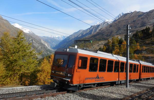 Bild 1 von 3: Die Gornergratbahn gehört auch zu den Matterhorn Gotthard Bahnen mit Sitz in Brig.