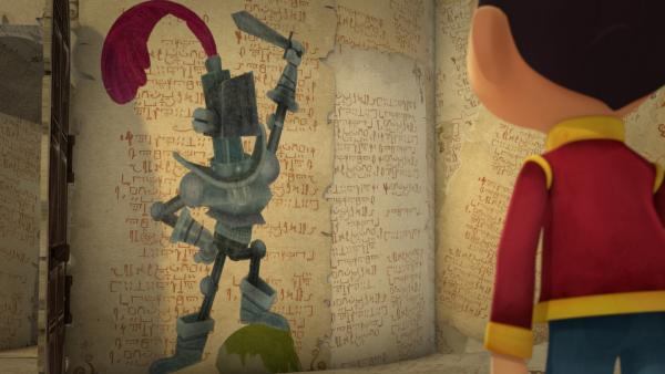 Bild 1 von 7: Das Buch der Sagen schreibt eine Geschichte mit einem Ritter vor.