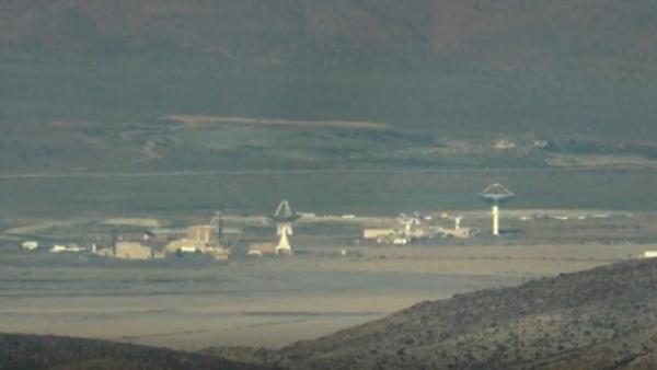 Bild 1 von 3: Die Area 51 ist ein militärisches Sperrgebiet in der Wüste Nevadas (USA).