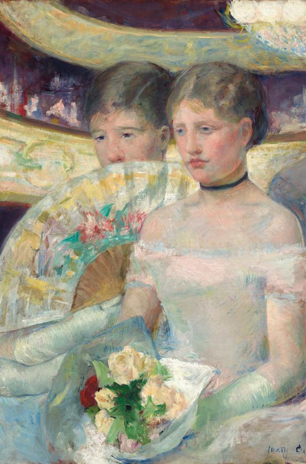 Bild 1 von 4: Mary Cassatts ?Die Loge?, entstanden etwa 1878 bis 1880, ist in der US-amerikanischen National Gallery of Art in Washington ausgestellt.