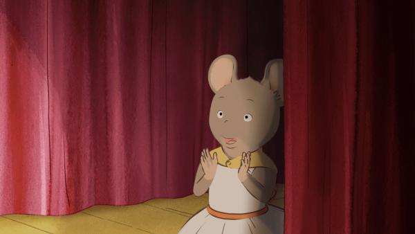 Bild 1 von 3: Celestine ist begeistert von Ernests Geigenspiel, aber wird die Jury das auch so sehen?