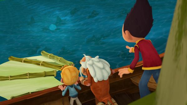 Bild 1 von 6: Tashi hat den Weltraumdiamanten im Meer entdeckt.