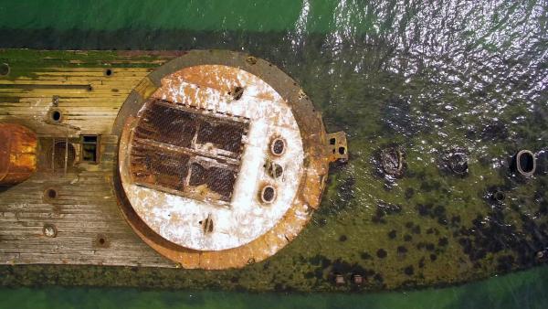 Bild 1 von 3: Das Wrack in der Half Moon Bay an der Küste Australiens ist besonders für Historiker von unschätzbarem Wert.