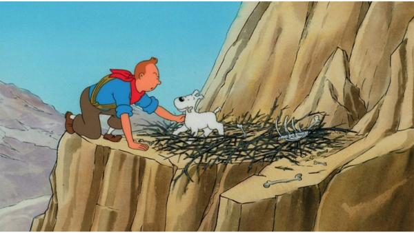 Bild 1 von 1: Auf dem Weg zum Sonnentempel durch Dschungel und Gebirge geraten Tim, Kapitän Haddock und Professor Bienlein in die Gefangenschaft der Inkas. Durch eine List können sie sich jedoch vor dem Opferritual retten und den Zauber brechen.