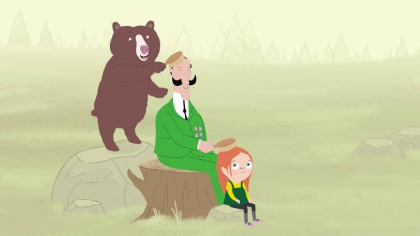 Bild 1 von 3: Zoodirektor Peek hat seine Aufgabenliste verloren. Kann er mit Valeries Hilfe all seine Arbeiten im Zoo erledigen?