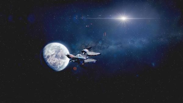 Bild 1 von 6: Um es bis zur Erde zu schaffen, müssten Außerirdische nicht nur technisch hochentwickelt sein, sondern angesichts der Entfernung auch sehr geduldig.