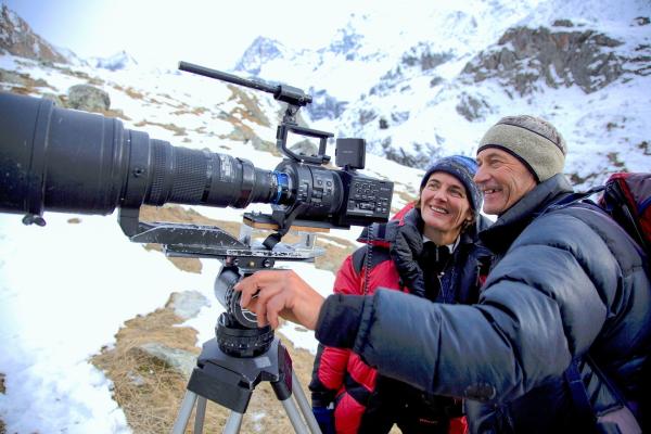 Bild 1 von 2: Die Filmemacher Anne und Erik Lapied.