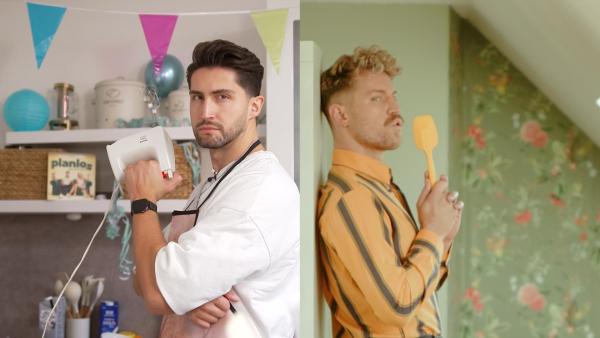 Bild 1 von 3: Lorik Bunjaku (l.); Aaron Königs (r.)