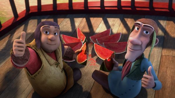 Bild 1 von 3: Bei Cicala und Francis (r.) ist alles okay.