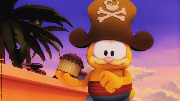 Bild 1 von 2: Garfield schwelgt im Überfluss.