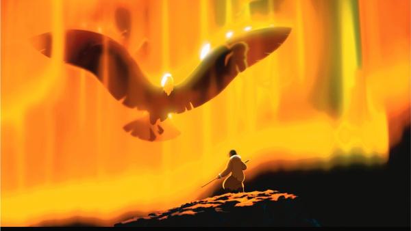 Bild 1 von 21: Lange vor unserer Zeit: Die drei Brüder Sitka, Kenai und Denami leben in einem kleinen Dorf im Nordwesten Amerikas. Durch einen tragischen Unfall wird der Älteste von einem Bären getötet. Kenai schwört Rache. Doch dann passiert das Unglaubliche: Kenai wird von den Geistern auf magische Weise selbst in einen Bären verwandelt. Mit vier Tatzen sieht die Welt gleich ganz anders aus. Er ahnt nicht, dass er kurz darauf von seinem eigenen Bruder gejagt wird, der nichts von Kenais Verwandlung weiß, und stattdessen den angeblich getöteten Kenai rächen will. Seine einzige Überlebenschance: Er muss sich mit seinem Feind, dem jungen Grizzly Koda, anfreunden, der ihm alles Wissenswerte über die Wildnis beibringt.