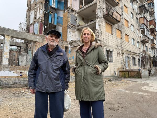 Bild 1 von 7: ZDF-Sonderkorrespondentin Katrin Eigendorf hat in den letzten Jahren häufig aus der Ukraine berichtet.